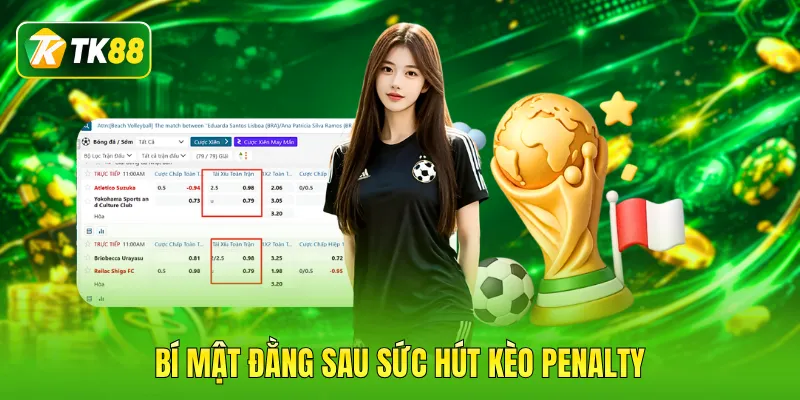 Bí mật đằng sau sức hút kèo penalty